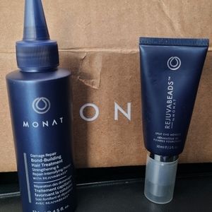 Monat Haircare. Damage repair Bond Building hair treatment.  Rejuvabeads